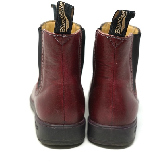 Blundstone Chelsea Boot Burgundy Leather Ankle Boot Women’s Size 4.5 AU/7.5 US - Picture 5 of 8